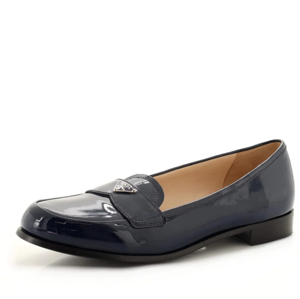 PRADA Triangle Logo Loafers - Picture 2 of 4